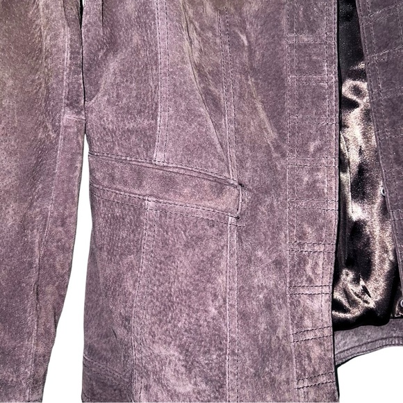 Pamela McCoy 100% Leather Coat Size Small - Picture 5 of 11